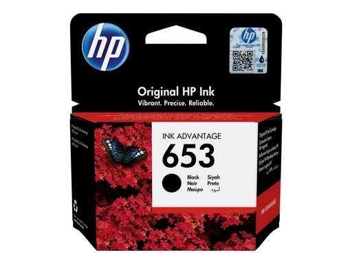 [3YM75AE#BHK] HP 653 - 6 ml - Schwarz - original - Ink Advantage
