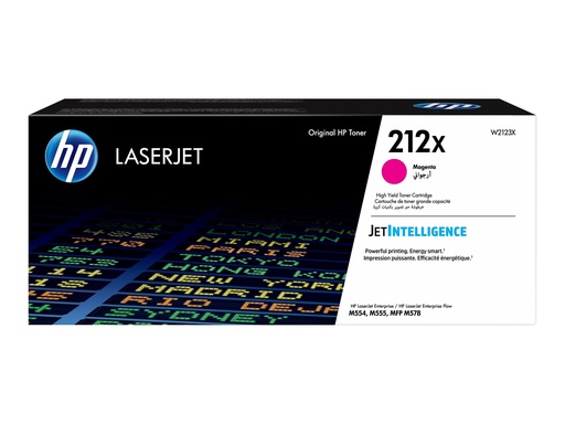 [W2123X] HP 212X - Hohe Ergiebigkeit - Magenta - original - LaserJet - Tonerpatrone (W2123X)