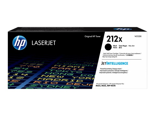 [W2120X] HP 212X - Hohe Ergiebigkeit - Schwarz - original - LaserJet - Tonerpatrone (W2120X)