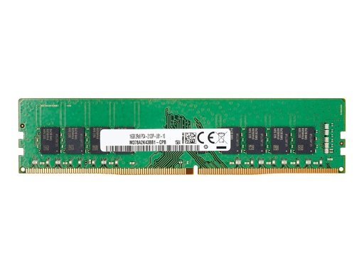 [13L76AA] HP  DDR4 - Modul - 8 GB - DIMM 288-PIN - 3200 MHz / PC4-25600 - 1.2 V - ungepuffert - non-ECC - für HP 280 G4, 280 G5, 290 G3, 290 G4; Desktop 280 Pro G5, Pro 300 G6; EliteDesk 705 G5 (DIMM)