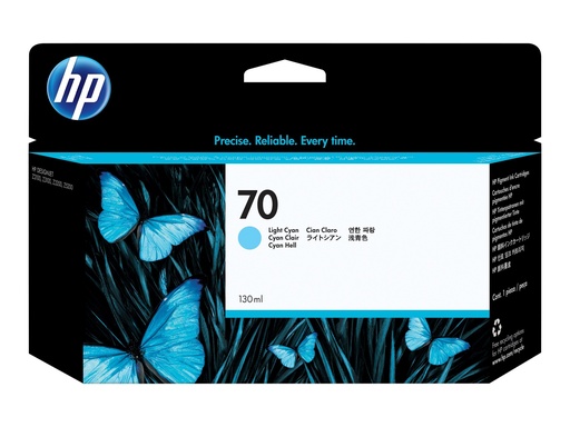 [C9390A] HP 70 - 130 ml - hell Cyan - original - DesignJet