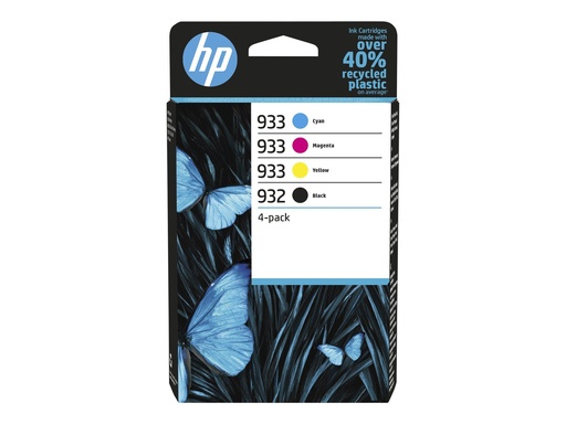 [6ZC71AE] HP 932/933 Combo Pack - 4er-Pack - Schwarz, Gelb, Cyan, Magenta