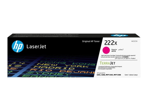 [W2223X] HP 222X - Hohe Ergiebigkeit - Magenta - original - LaserJet - Tonerpatrone (W2223X)