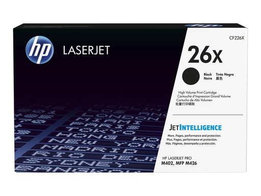 [CF226X] HP 26X - Hohe Ergiebigkeit - Schwarz - original - LaserJet - Tonerpatrone (CF226X)
