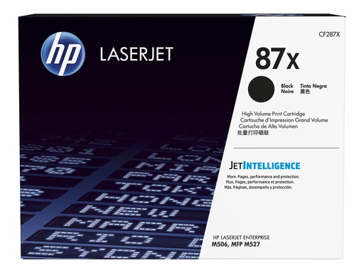 [CF287X] HP 87X - Hohe Ergiebigkeit - Schwarz - original - LaserJet - Tonerpatrone (CF287X)