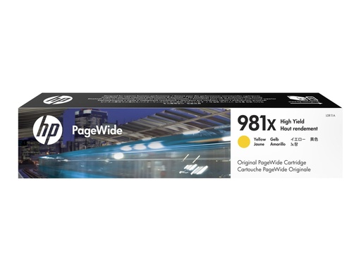 [L0R11A] HP 981X - 116 ml - Hohe Ergiebigkeit - Gelb - Original