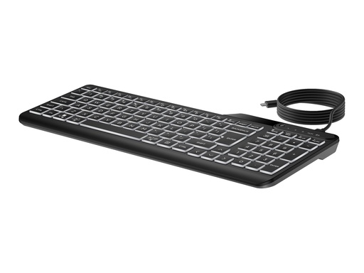 [7N7C0AA] HP 400 - Tastatur - Multi-Device, kompakt, 2-Zonen-Layout, geringer Tastenhub, 12 programmierbare Tasten