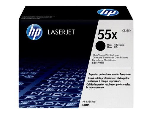 [CE255X] HP 55X - Hohe Ergiebigkeit - Schwarz - original - LaserJet - Tonerpatrone (CE255X)