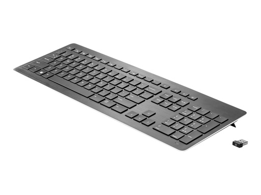 [Z9N41AA#ABB] HP Premium - Tastatur - kabellos - 2.4 GHz - Englisch