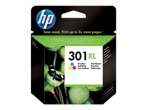 [CH564EE#BA3] HP 301XL - 6 ml - Hohe Ergiebigkeit - Farbe (Cyan, Magenta, Gelb)