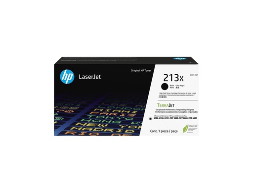 [W2130X] HP 213X - Hohe Ergiebigkeit - Schwarz - original - LaserJet - Tonerpatrone (W2130X)