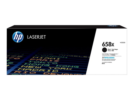 [W2000X] HP 658X - Mit hoher Kapazität - Schwarz - original - LaserJet - Tonerpatrone (W2000X)