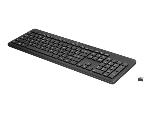 [3L1E7AA#ABD] HP 230 - Tastatur - kabellos - 2.4 GHz - Deutsch