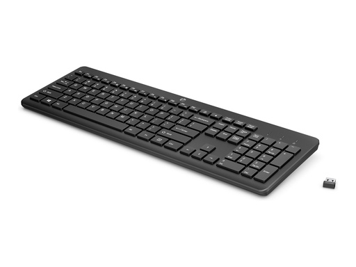 [3L1E7AA#ABD] HP 230 - Tastatur - kabellos - 2.4 GHz - Deutsch