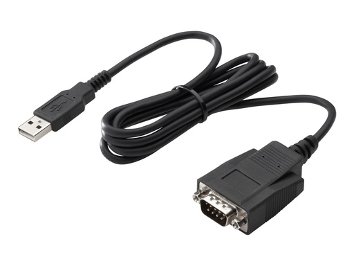 [J7B60AA] HP  Serieller Adapter - USB - RS-232 x 1 - Schwarz