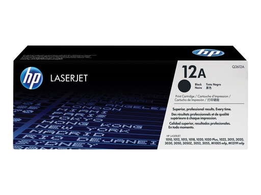 [Q2612A] HP 12A - Schwarz - original - LaserJet - Tonerpatrone (Q2612A)