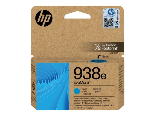 [4S6X9PE] HP 938e EvoMore - Cyan - original - Tintenpatrone