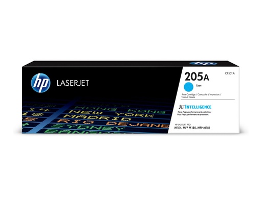 [CF531A] HP 205A - Cyan - original - LaserJet - Tonerpatrone (CF531A)