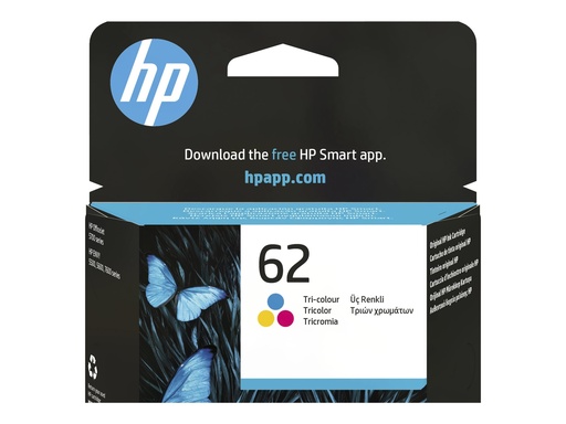 [C2P06AE#UUS] HP 62 - 4.5 ml - Farbe (Cyan, Magenta, Gelb)