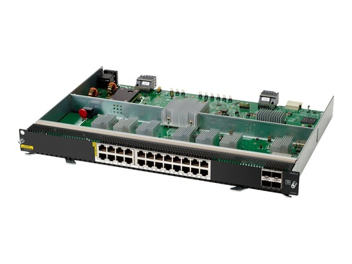 [S1T83A] HPE Aruba Networking CX 6400 24p Smart Rate 1G/2.5G/5G/10G Class8 PoE and 4p SFP56 v2 Module