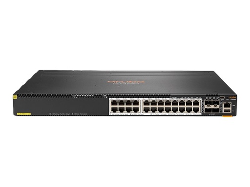 [S0G05A] HPE Aruba Networking 6300M 24p Smart Rate 1G/2.5G/5G Class6 PoE 4p SFP56 50G TAA Switch - Switch - max. Stapelentfernung 10 km - L3 - managed - 48 x 100/1000/2.5G/5G (4PPoE)