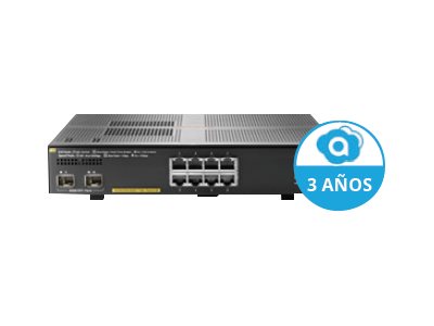 [JL258A] HPE Aruba 2930F 8G PoE+ 2SFP+ - Switch - L3 - managed - 8 x 10/100/1000 (PoE+)