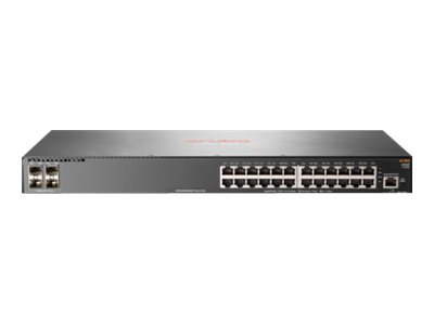 [JL253A#ABB] HPE Aruba 2930F 24G 4SFP+ - Switch - L3 - managed - 24 x 10/100/1000 + 4 x 1 Gigabit/10 Gigabit SFP+ (Uplink)