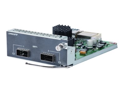 [JH155A] HPE 2-port QSFP+ Module - Erweiterungsmodul - 40Gb Ethernet x 2
