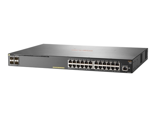 [JL261A#ABB] HPE Aruba 2930F 24G PoE+ 4SFP - Switch - L3 - managed - 24 x 10/100/1000 (PoE+)