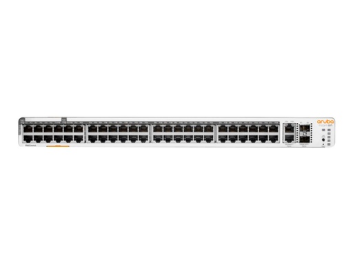 [JL809A#ACC] HPE Networking Instant On 1960 48G 40p Class4 8p Class6 PoE 2XGT 2SFP+ 600W Switch - Switch - managed - 48 x 10/100/1000 + 2 x 10 Gigabit SFP+ + 2 x 100/1000/10GBase-T - an Rack montierbar - PoE (600 W)