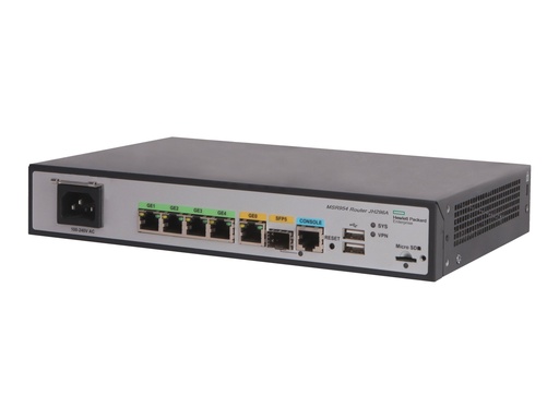 [JH296A] HPE MSR954 - Router 4-Port-Switch - 1GbE - an