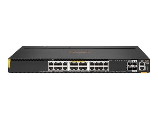 [R8S89A] HPE Aruba Networking CX 6300M 24p Smart Rate 1G/2.5G/5G/10G Class6 PoE 2p 50G 2p 25G Switch - Switch - L3 - managed - 24 x 100/1000/2.5G/5G/10GBase-T (4PPoE)