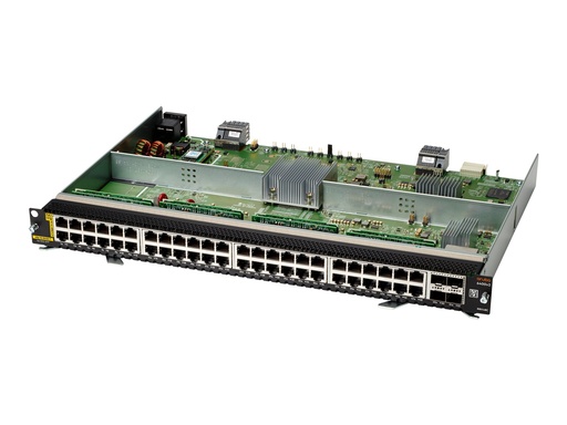 [R0X40C] HPE Aruba 6400 48-port 1GbE Class 6 PoE and 4-port SFP56 v2 Module - Switch - L3 - 48 x 10/100/1000 (PoE)
